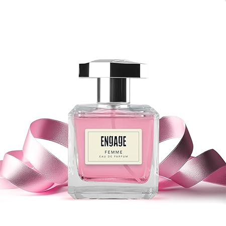 Engage Femme Eau De Parfum for Women, Citrus and Floral Fragrance Scent, Skin Friendly Perfume for Women, 100ml