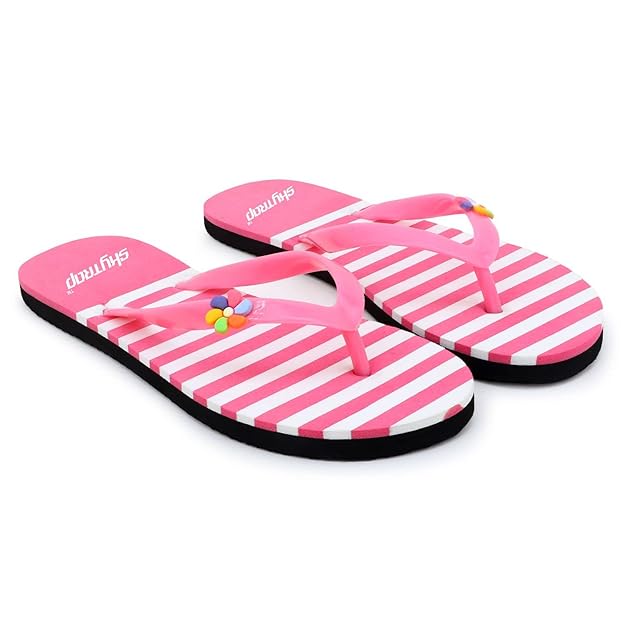 Skytrap Women Rubber Colorblock Hawai Slippers Flipflop