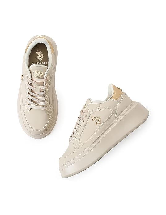 U.S. Polo Assn. Women Lace Up Sneaker Shoes