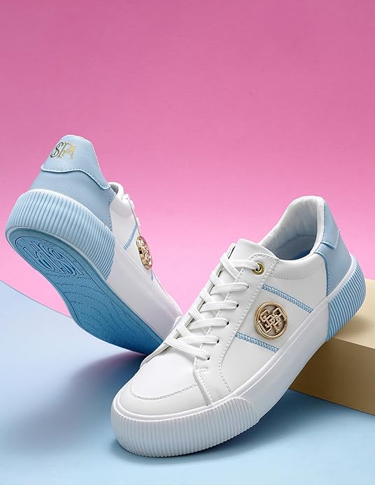 U.S. POLO ASSN. Women Lace Up Sneaker Shoes