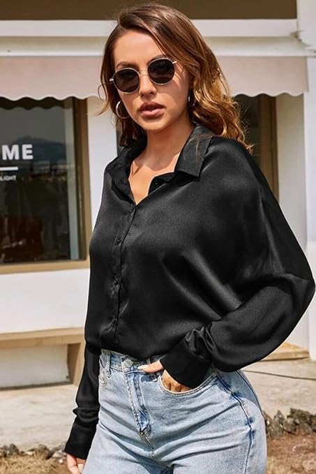 POPWINGS Women's Solid Regular Fit T-Shirt