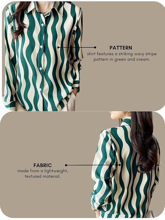 GRECIILOOKS Shirt for Women Stylish | Long Shirt for Women | Oversized Shirt for Women | Women Shirt | Woman TOP