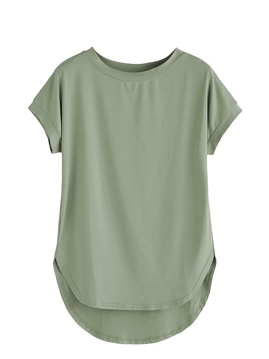 Fabricorn Combo of Plain Color Stylish Up and Down Cotton Tshirt for Women