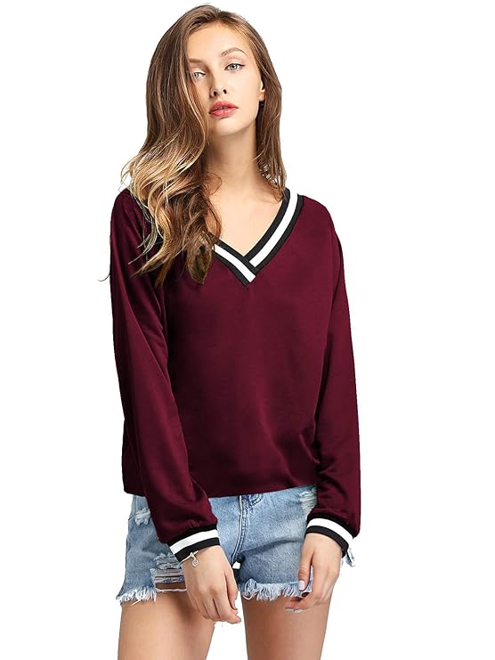 Fabricorn Stylish Plain Green Long Sleeve Cotton Tshirt for Women