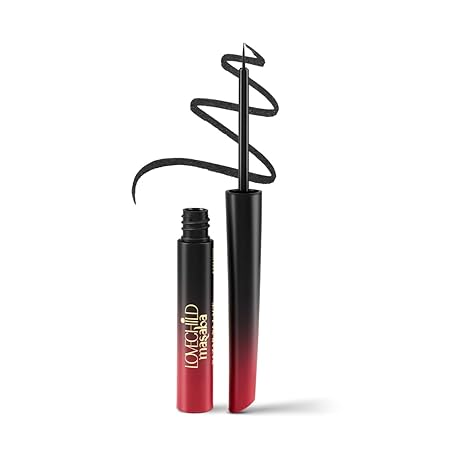 LoveChild Masaba Liquid Eyeliner (Black), Waterproof Smudge-Proof Eyeliner with HD Gloss Finish,
