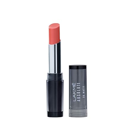 Lakme Absolute 3D Lipstick, Peach Pinch, 3.6 g